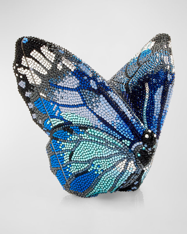 Butterfly Crystal Clutch Bag